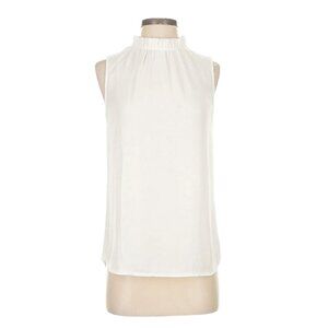 Halogen White Ruffled Relaxed Blouse